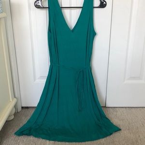loft turquoise green dress